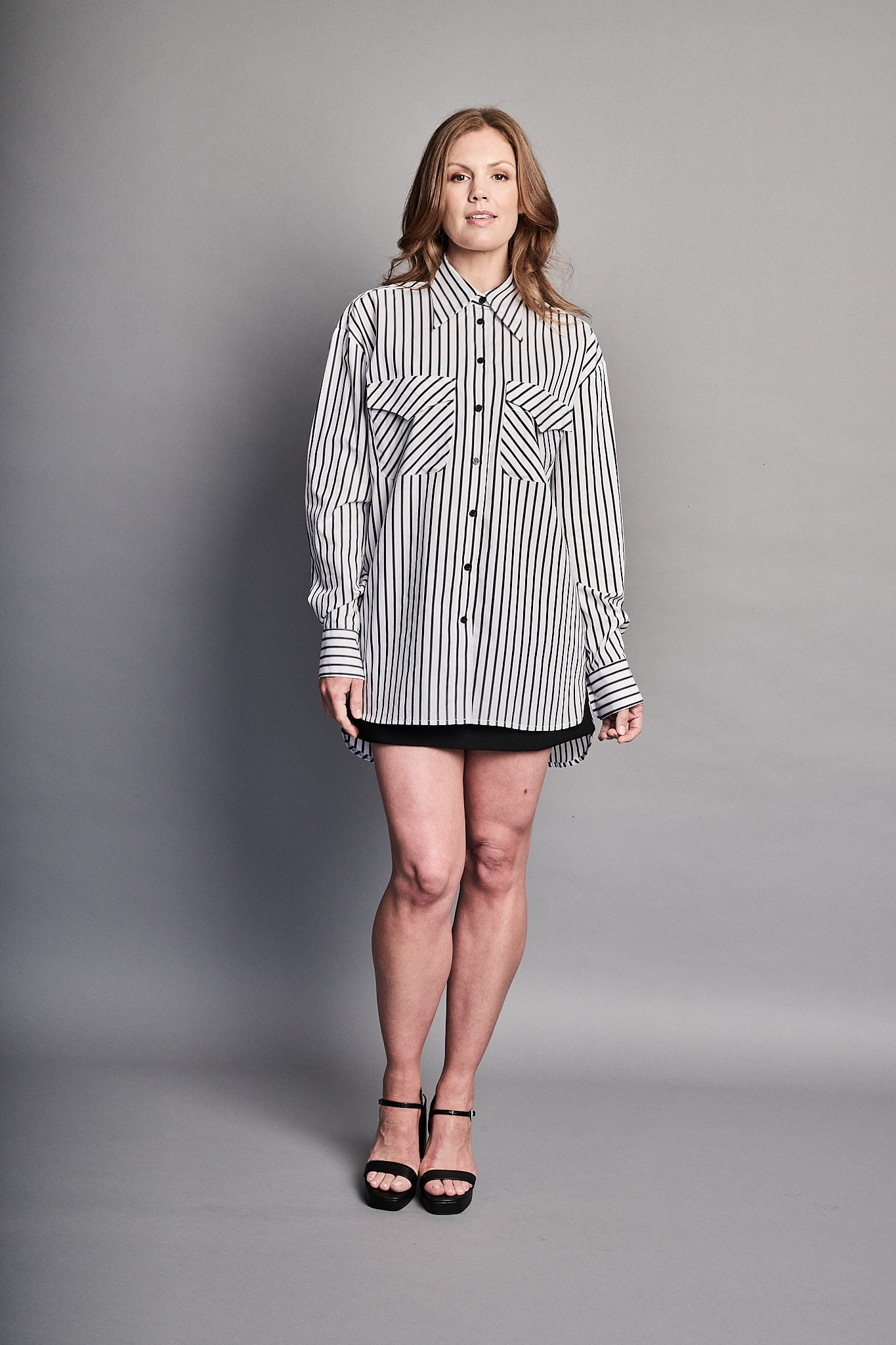 Classic Oversized Stripe Shirt (PRE-ORDER)