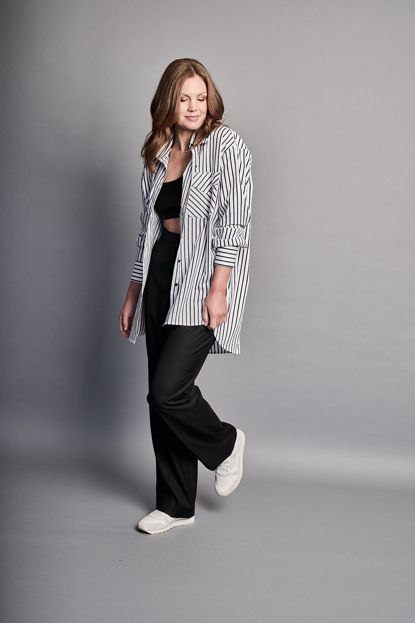 Classic Oversized Stripe Shirt (PRE-ORDER)