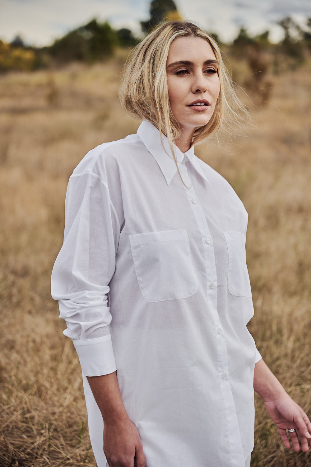 Classic Oversized Shirt - White (PRE-ORDER)