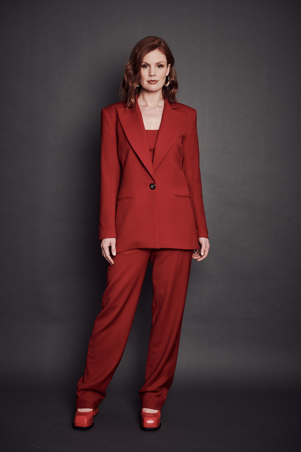 Empower Blazer - Dark Red (PRE-ORDER)