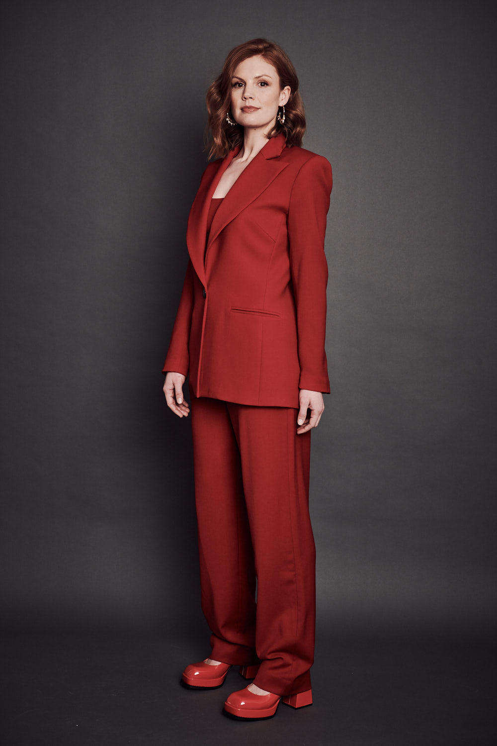 Empower Blazer - Dark Red (PRE-ORDER)