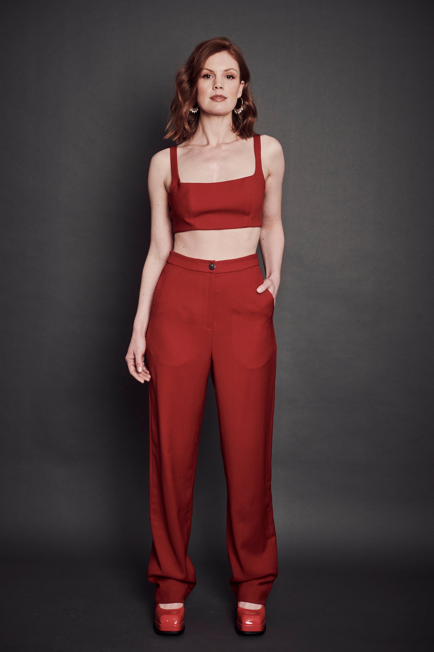 Empower Pants - Dark Red (PRE-ORDER)