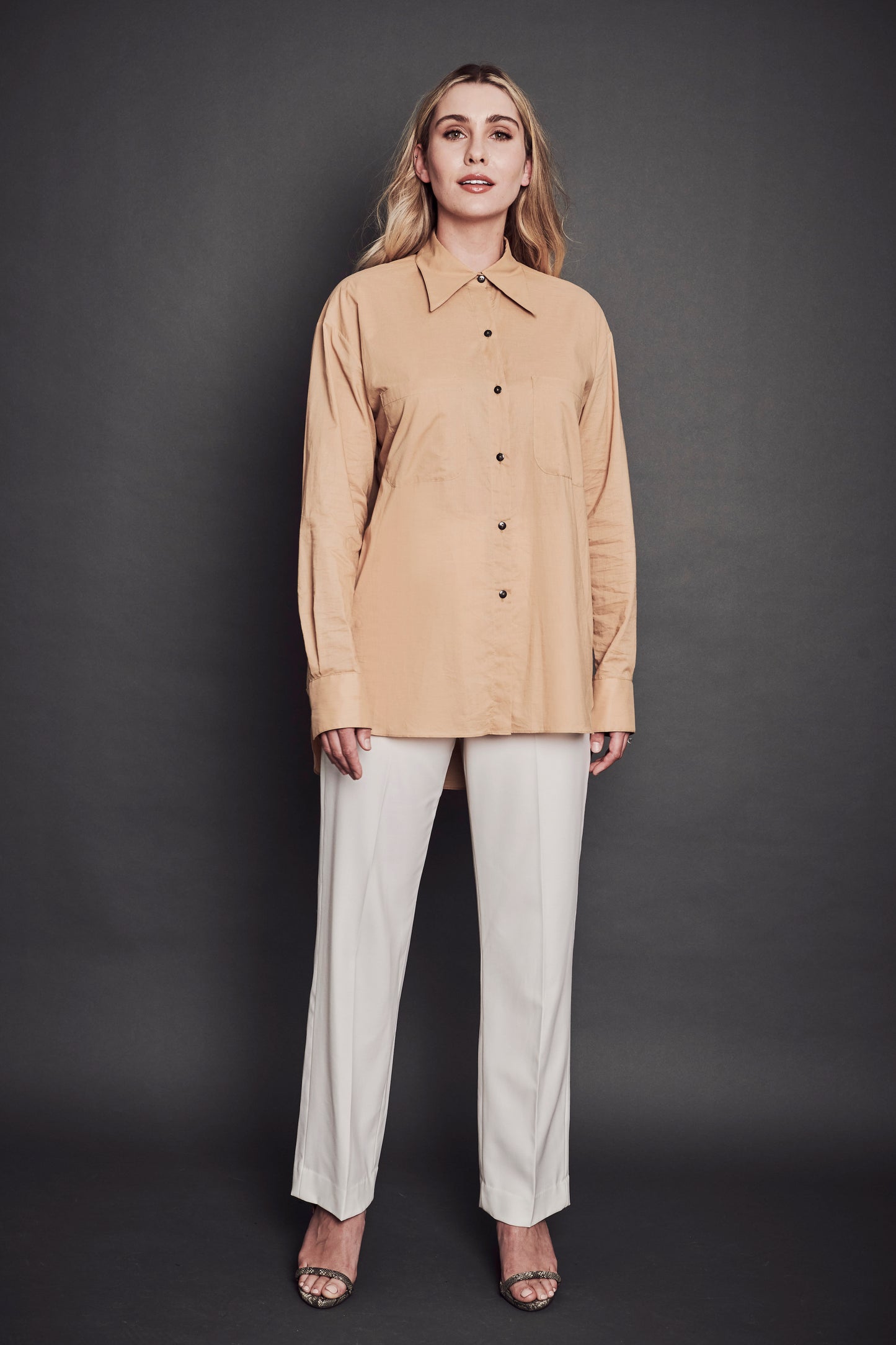 Classic Oversized Shirt - Camel (PRE-ORDER)