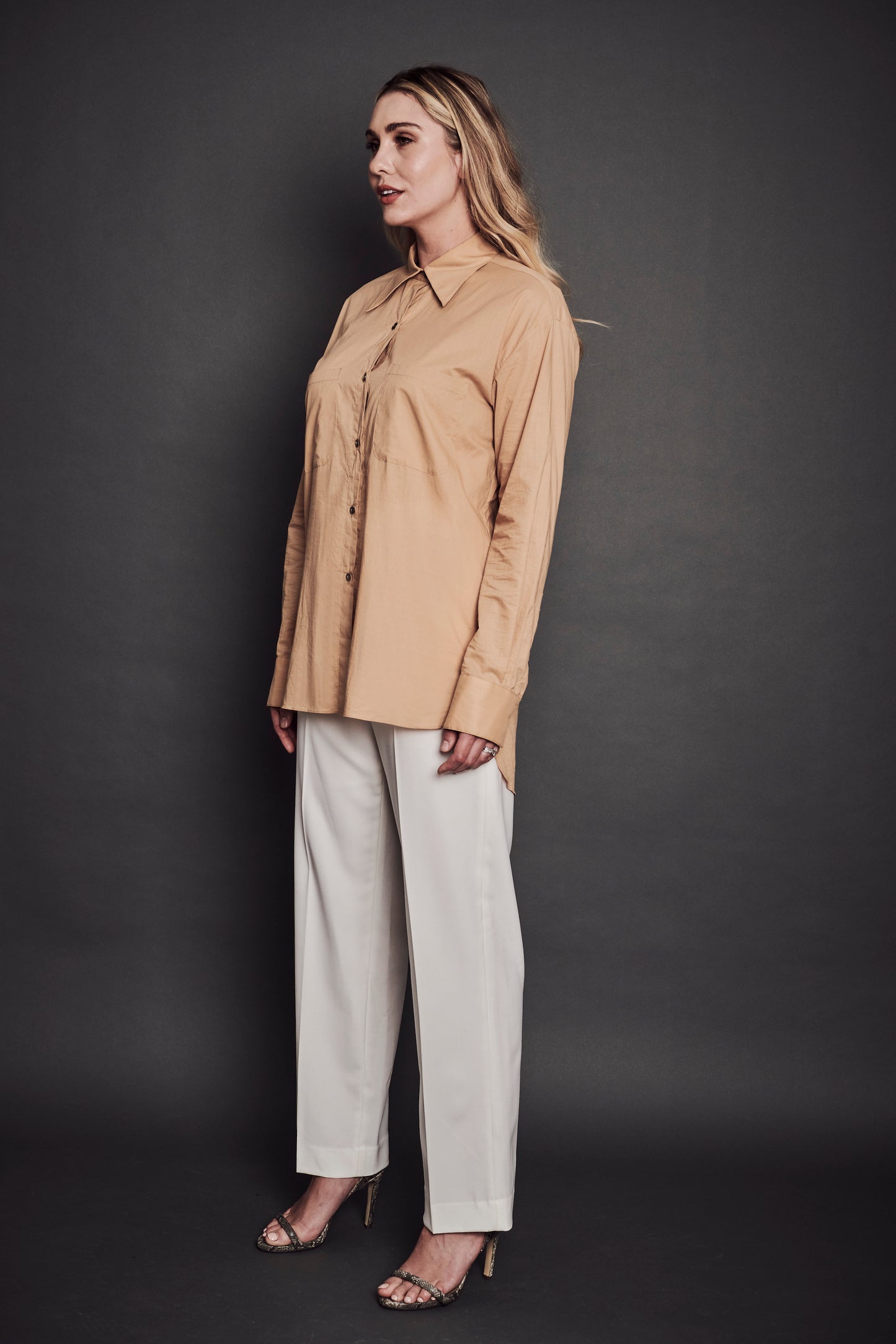 Classic Oversized Shirt - Camel (PRE-ORDER)