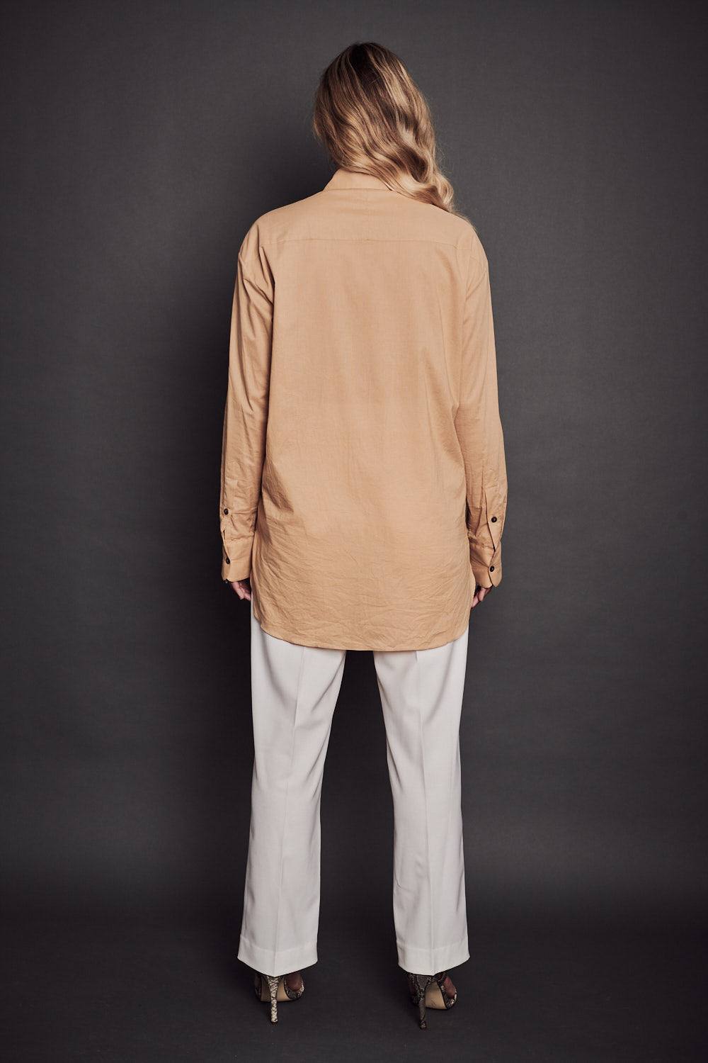 Classic Oversized Shirt - Camel (PRE-ORDER)